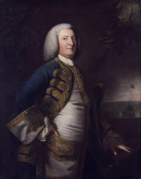 Sir Joshua Reynolds Portrait of George Anson oil painting picture